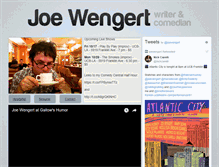 Tablet Screenshot of joewengert.com